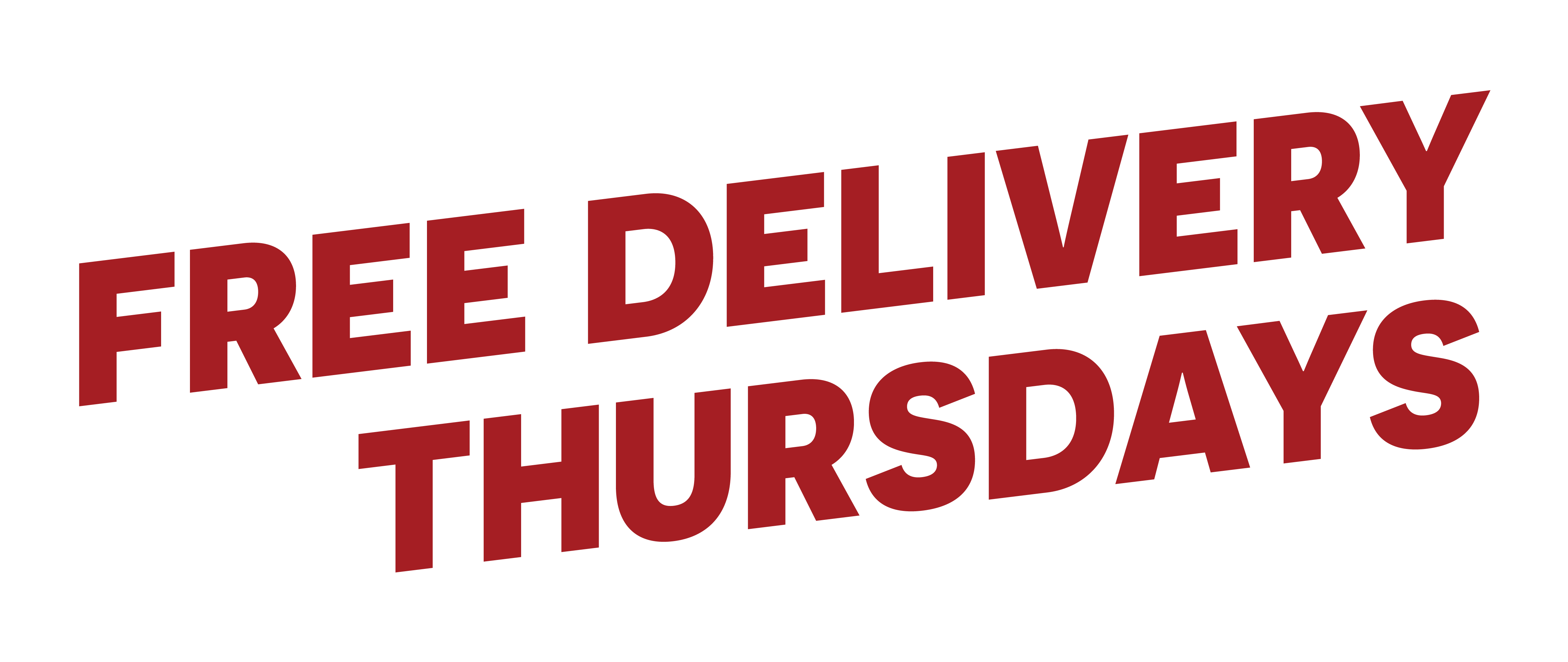 Free Delivery Thursdays promotion