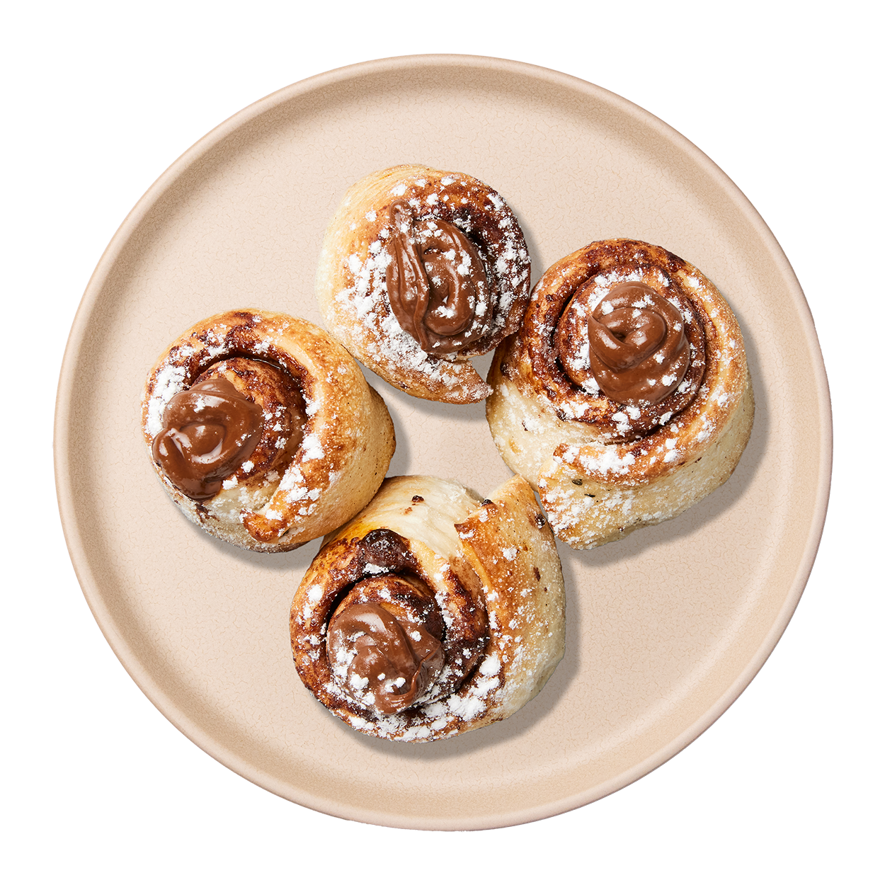 Choc Hazelnut Scrolls Desserts